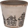 Clayre & Eef 6CE2123XS Maceta decorativa Ø 8x7 cm