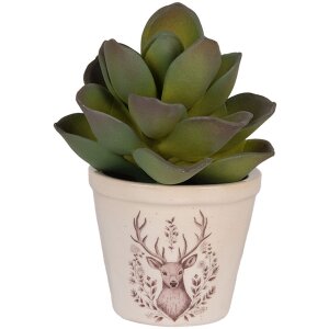 Clayre & Eef Macetero decorativo Ø 8x7 cm