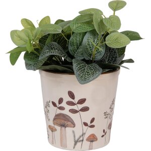 Clayre & Eef Maceta decorativa 17x16 cm beige y...