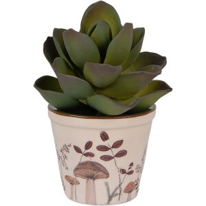 Clayre & Eef Maceta decorativa Ø 8x7 cm