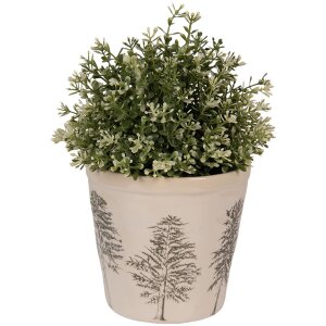 Clayre & Eef Macetero decorativo Ø 15x14 cm