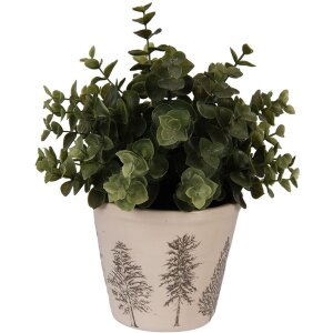 Clayre & Eef Maceta decorativa Ø 12x11 cm
