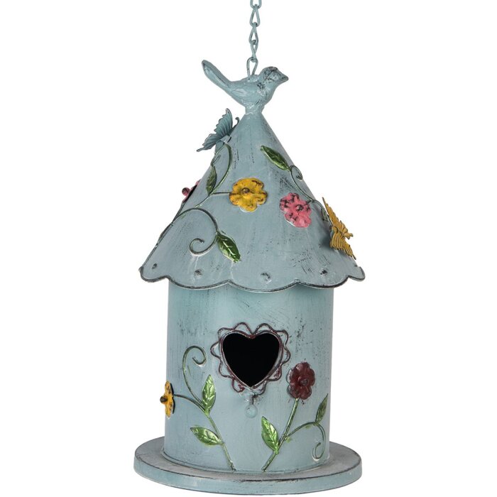 Clayre & Eef 6Y5731 Decoración Casita para Pájaros 16x19x29 cm