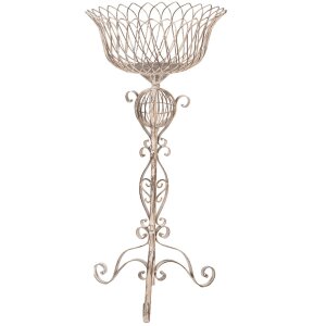 Clayre & Eef Soporte para plantas Metal Beige...