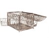 Clayre & Eef Jaulas decorativas 2 uds. Marrón-Beige Metal Antiguo 56cm 41cm