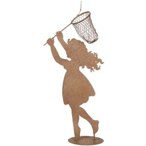 Clayre & Eef Figura Metal Niño con Red...