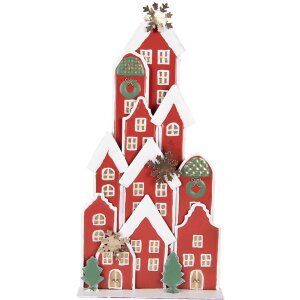 Clayre & Eef 5Y1379 Decoración Casas Navidad...