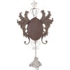 Clayre & Eef 62S331 Espejo de mesa Barock Antiguo Blanco 37x14x68 cm