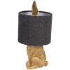 Clayre & Eef Lámpara de Mesa Conejo Dorado E27 Ø 20x43 cm
