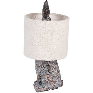 Clayre & Eef Lámpara de mesa Conejo E27...