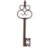 Clayre & Eef Llave decorativa 17x3x54 cm