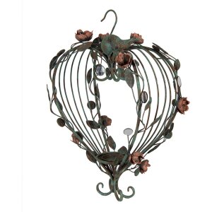 Clayre & Eef 5Y1341 Candelabro Corazón Metal...