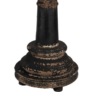 Clayre & Eef Lámpara de mesa Ø35x64 cm Negra Vintage