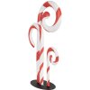 Clayre & Eef 6Y5864 Decoración Navideña Bastones de Caramelo Blanco Rojo 24x11x46 cm