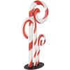 Clayre & Eef 6Y5864 Decoración Navideña Bastones de Caramelo Blanco Rojo 24x11x46 cm