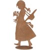 Clayre & Eef 6Y5958 Figura decorativa Niño Metal Oxido 21x10x43 cm