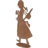 Clayre & Eef 6Y5958 Figura decorativa Niño Metal Oxido 21x10x43 cm