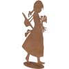 Clayre & Eef 6Y5958 Figura decorativa Niño Metal Oxido 21x10x43 cm