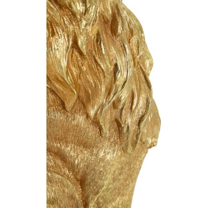 Mauro Ferretti Figura decorativa León Dorado 30x42x74 cm