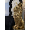 Mauro Ferretti Figura decorativa León Dorado 30x42x74 cm