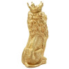 Mauro Ferretti Figura decorativa León Dorado 30x42x74 cm