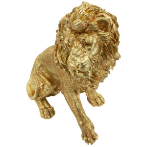 Mauro Ferretti Figura decorativa León 45x29x55 cm dorado