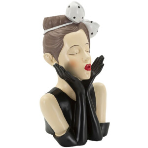 Mauro Ferretti Florero Frau Hollywood 17x14x30,5 cm...