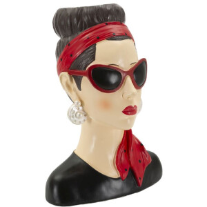 Mauro Ferretti Florero Frau Hollywood 21x16x27 cm multicolor