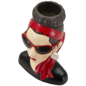 Mauro Ferretti Florero Frau Hollywood 21x16x27 cm multicolor