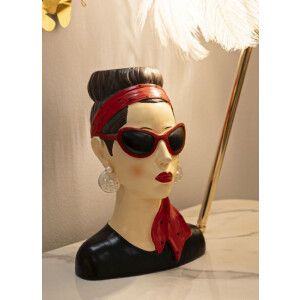 Mauro Ferretti Florero Frau Hollywood 21x16x27 cm multicolor