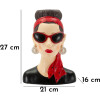 Mauro Ferretti Florero Frau Hollywood 21x16x27 cm multicolor