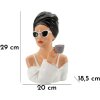Mauro Ferretti Figura Mujer Paris 20x18,5x29 cm multicolor