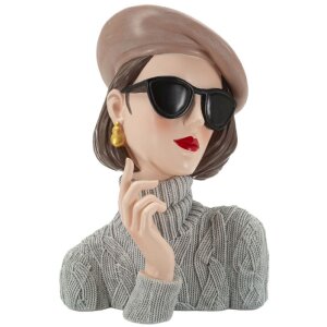 Mauro Ferretti Figura Parisina 18,5x14x26 cm gris