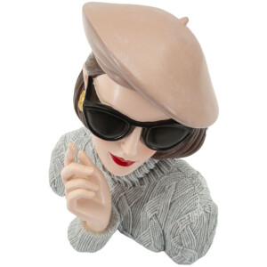 Mauro Ferretti Figura Parisina 18,5x14x26 cm gris