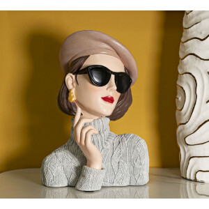 Mauro Ferretti Figura Parisina 18,5x14x26 cm gris
