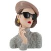 Mauro Ferretti Figura Parisina 18,5x14x26 cm gris