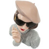Mauro Ferretti Figura Parisina 18,5x14x26 cm gris