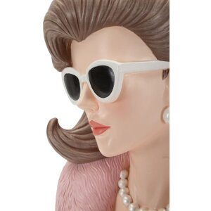 Mauro Ferretti Figura Mujer Parisina 18x12x28 cm rosa