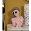 Mauro Ferretti Figura Mujer Parisina 18x12x28 cm rosa