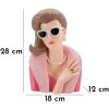 Mauro Ferretti Figura Mujer Parisina 18x12x28 cm rosa