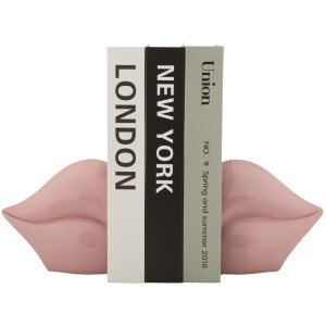 Mauro Ferretti Soporte para libros Boca 27x9x13 cm rosa
