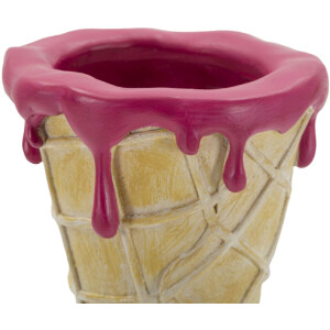 Mauro Ferretti Maceta tipo cono 12,5x11x31 cm dorado rosa