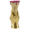 Mauro Ferretti Maceta tipo cono 12,5x11x31 cm dorado rosa