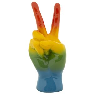 Mauro Ferretti Figura decorativa mano arcoíris...