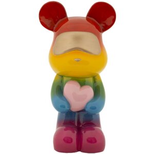 Rainbow Bear Oso de pie Multicolor 22,5x17,5x42,5 cm...