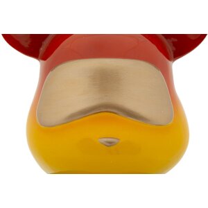 Rainbow Bear Oso de pie Multicolor 22,5x17,5x42,5 cm Polyresin