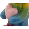Rainbow Bear Oso de pie Multicolor 22,5x17,5x42,5 cm Polyresin