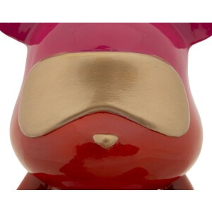 Mauro Ferretti Figura decorativa Oso Arcoíris 21,5x20,5x32 cm rojo amarillo