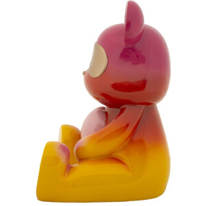 Mauro Ferretti Figura decorativa Oso Arcoíris 21,5x20,5x32 cm rojo amarillo