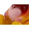 Mauro Ferretti Figura decorativa Oso Arcoíris 21,5x20,5x32 cm rojo amarillo